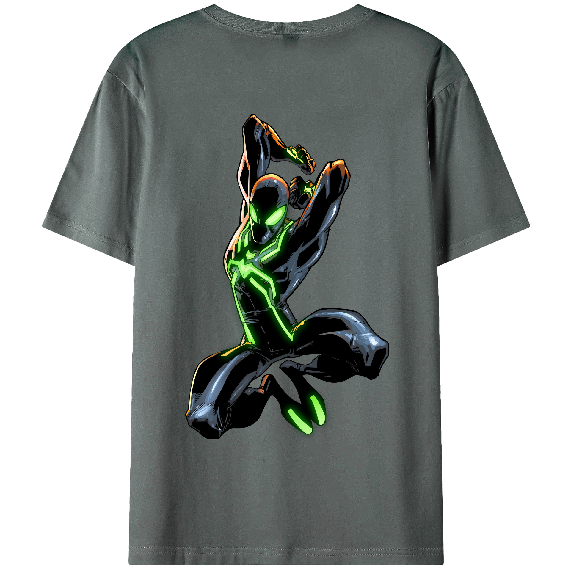 （画像用） アベンジャーズ The Avengers 綿100％ メンズ半袖Tシャツ（バックプリント） 通気性